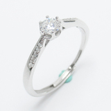 Silver Zircon Ring