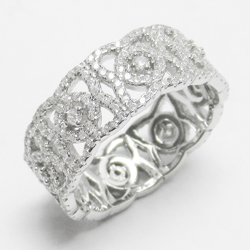 Silver Zircon Ring