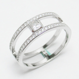 Silver Zircon Ring