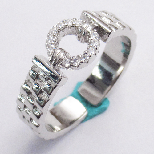 Silver Zircon Ring