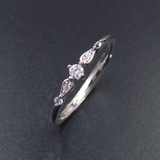 Silver Zircon Ring