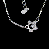 Silver Zircon Necklace