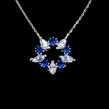 Silver Zircon Necklace