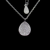Silver Zircon Necklace