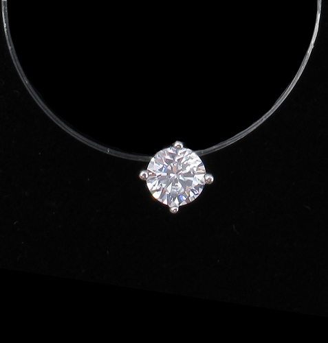Silver Zircon Necklace