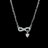 Silver Zircon Necklace