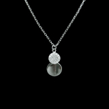 Silver Zircon Necklace