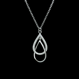 Silver Zircon Necklace