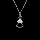 Silver Zircon Necklace