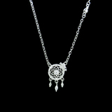 Silver Zircon Necklace