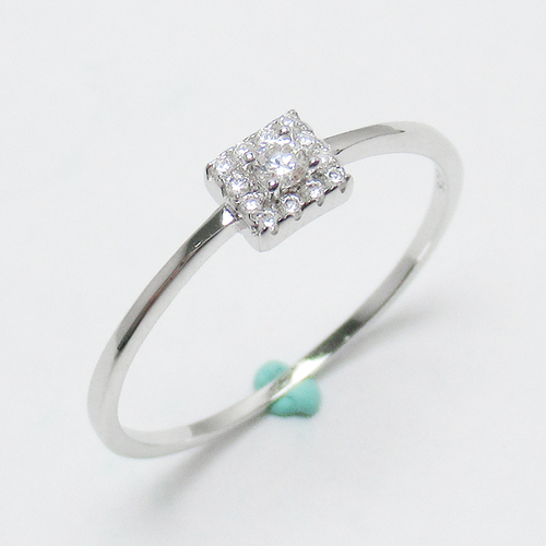 Silver Zircon Ring