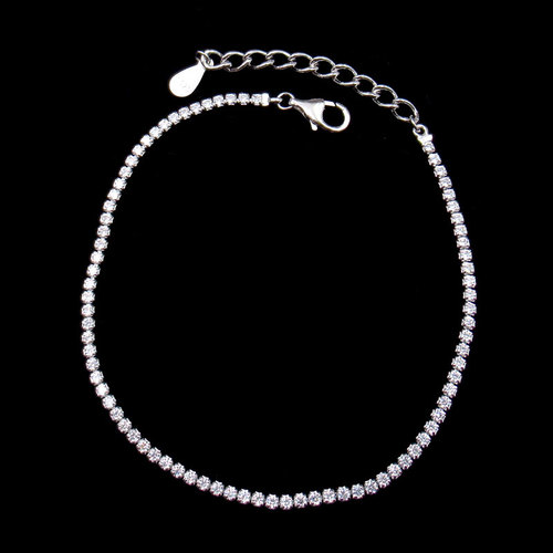 Silver Zircon Bracelet