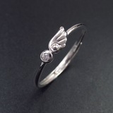 Silver Zircon Ring