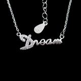 Silver Zircon Necklace