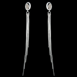 Silver Plain Ear Stubs