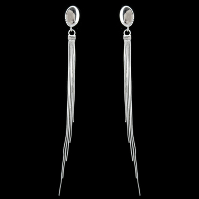 Silver Plain Ear Stubs