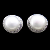 Silver Pearl Earrings