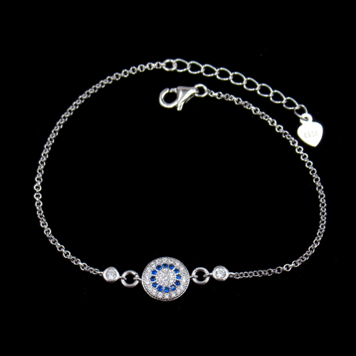 Silver Zircon Bracelet