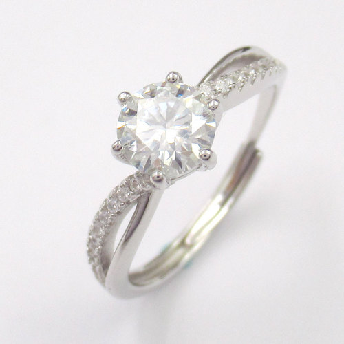 Silver Zircon Ring