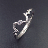 Silver Zircon Ring