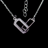 Silver Zircon Necklace