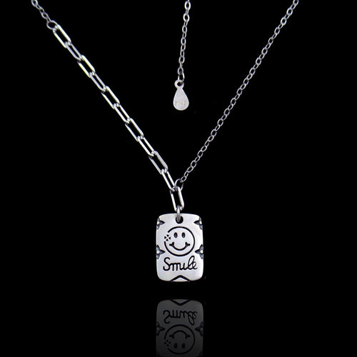 Silver Plain Necklace