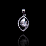 Silver Zircon Pendant