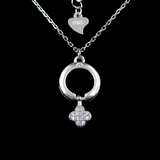 Silver Zircon Necklace