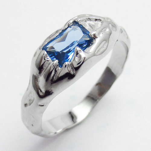 Silver Zircon Ring