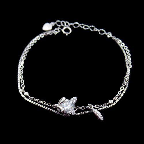 Silver Zircon Bracelet