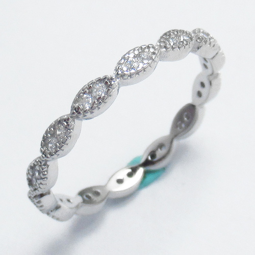 Silver Zircon Ring