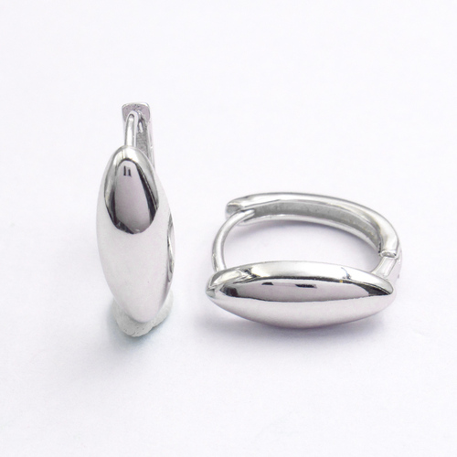 Silver Plain Huggies