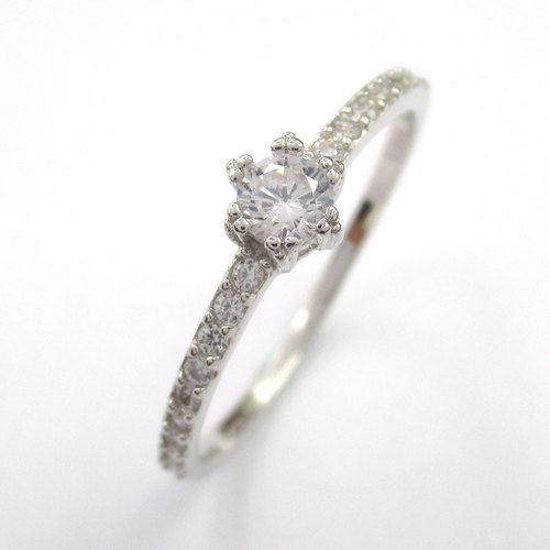 Silver CZ Ring