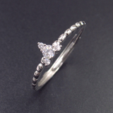 Silver Zircon Ring