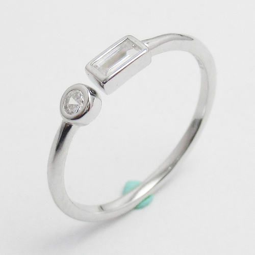 Silver Zircon Ring