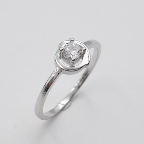 Silver Zircon Ring