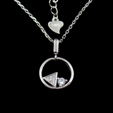 Silver Zircon Necklace