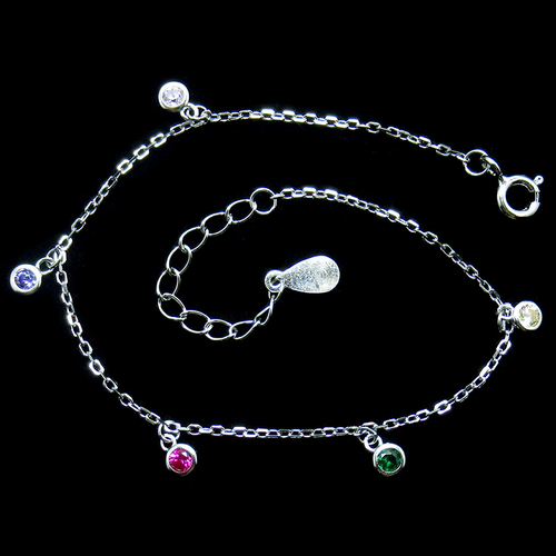 Silver Color Zircon Bracelet