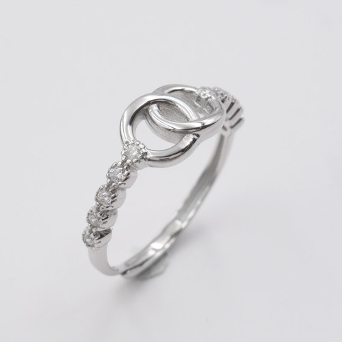 Silver Zircon Ring