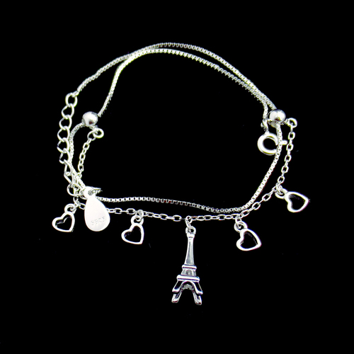 Silver Plain Anklet