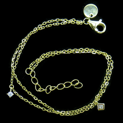 Silver Zircon Bracelet