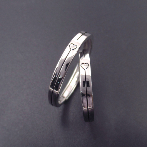 Silver Couple Ring
