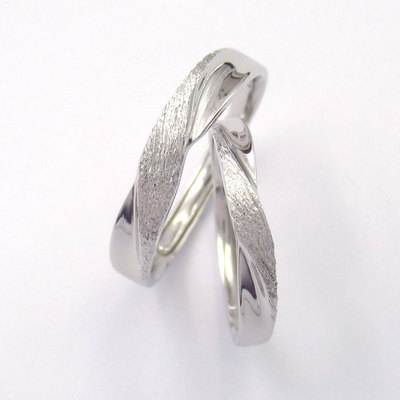 Silver Plain Couple Rings