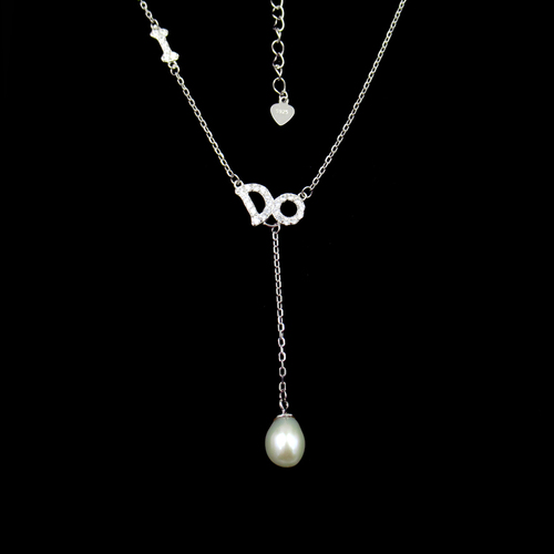 Silver Pearl Necklace