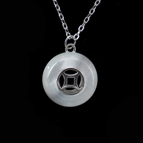 Silver Zircon Necklace