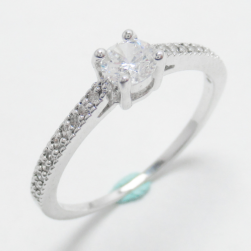 Silver Zircon Ring