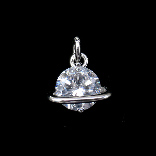 Silver Zircon Pendant