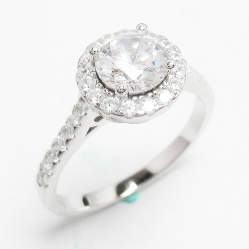 Silver Zircon Ring