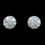 Silver Zircon Ear Stubs