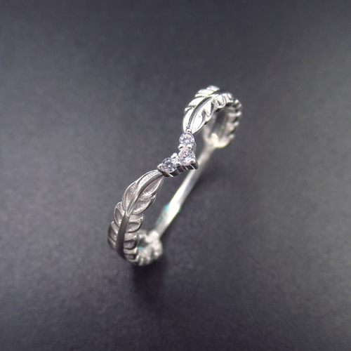 Silver Zircon RIng